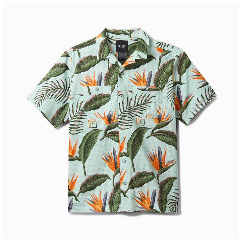 5.11 Mens Adventure Print Short Sleeve Shirt-1