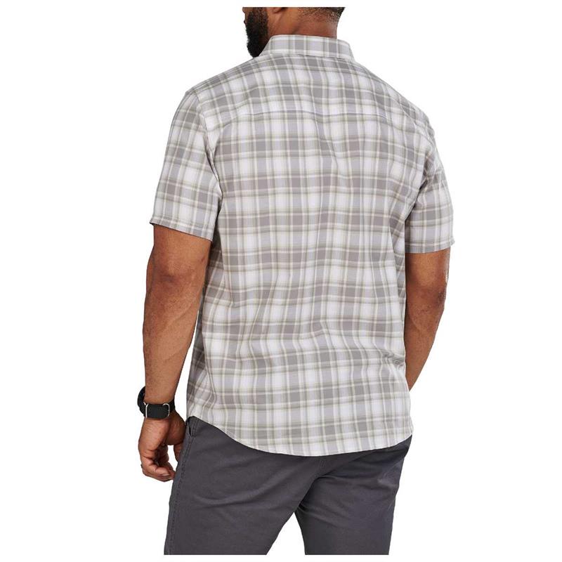 5.11 Mens Wyatt Short Sleeve Plaid Shirt-3