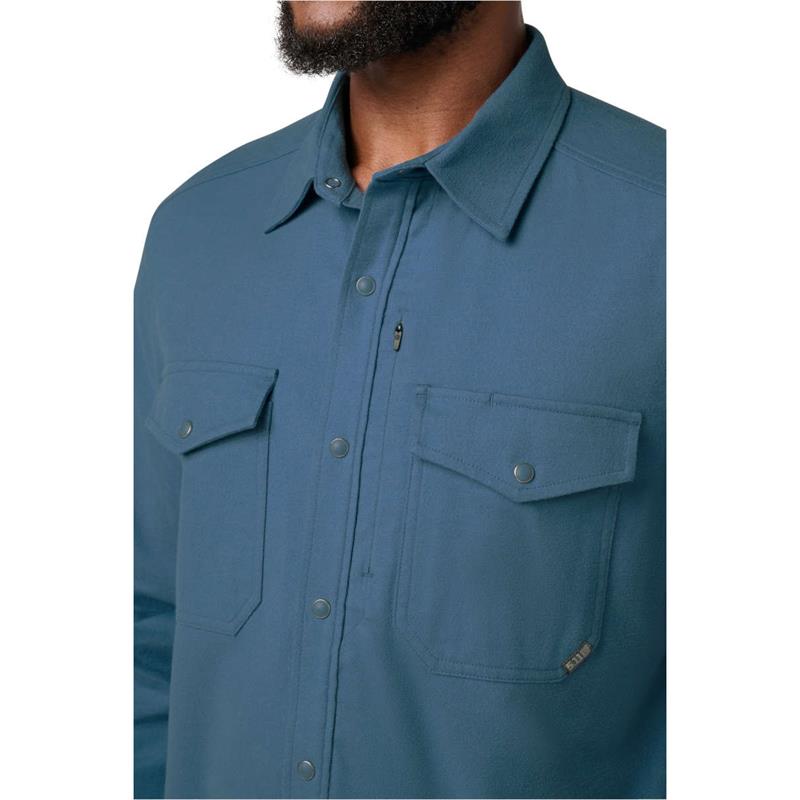 5.11 Mens Austin Flannel Solid Shirt-3