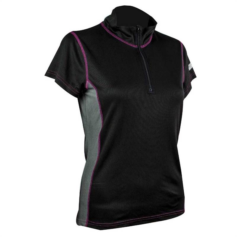 Highlander Womens Protech Zip Neck Base Layer Top-1